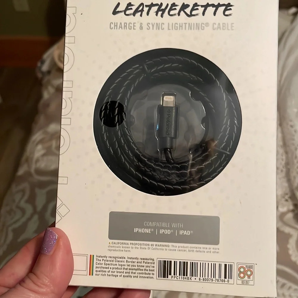 Charge and sync lightning cable